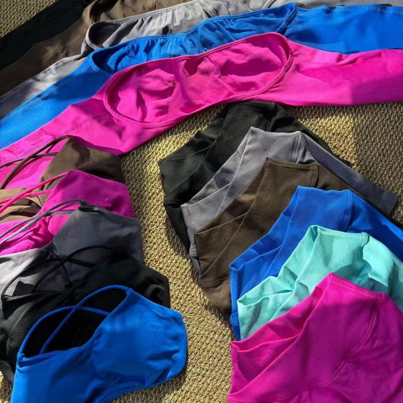 Sports Bra High Impact - Damski, elastyczny zestaw sportowy do ćwiczeń: