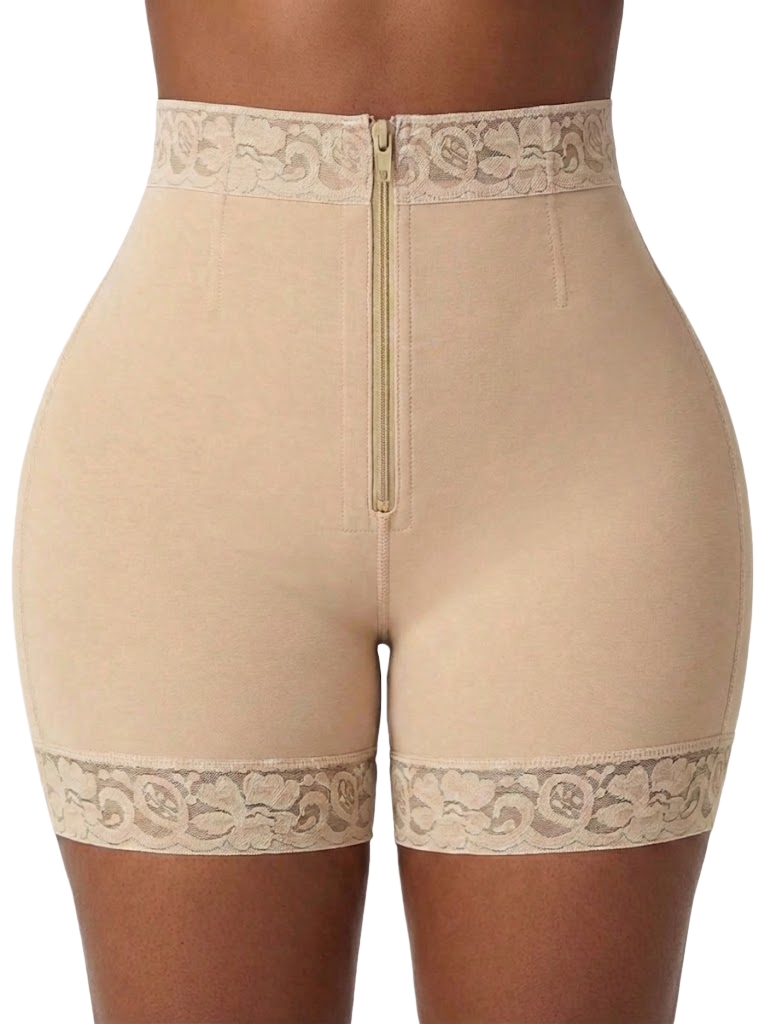 Boyshort Underwear - Majtki modelujące z wysokim stanem, podnoszące