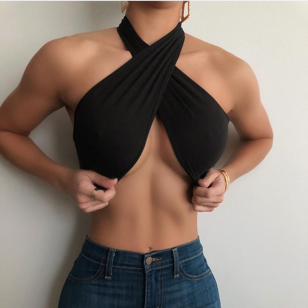 Strapless Bra Backless - Moda damska seksowne mini topy damskie