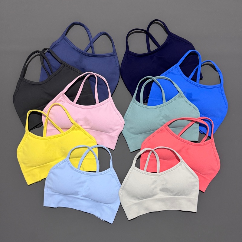 Sports Bra High Impact - Biustonosz sportowy Histello bez pleców, damski,