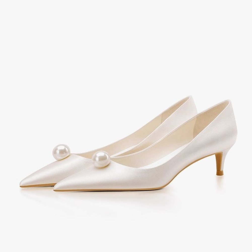 Nowe białe satynowe buty ślubn – Slip Dress Satin recenzja i cena