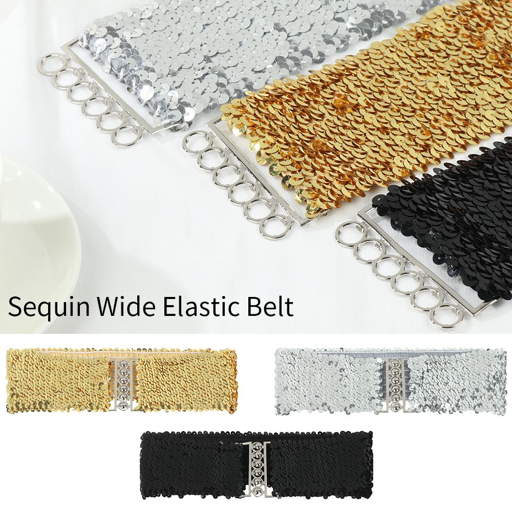 Modny elastyczny pasek z cekin – Corset Waist Cinch recenzja i cena