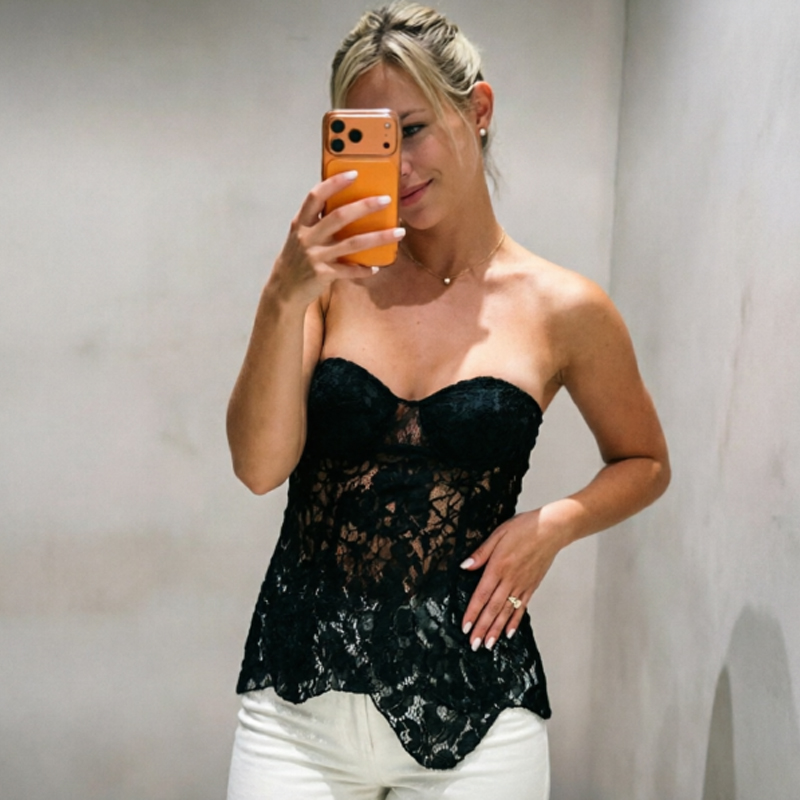 HXAO Gorsetowy Top Bez Ramiącz – Strapless Bra Backless recenzja i cena