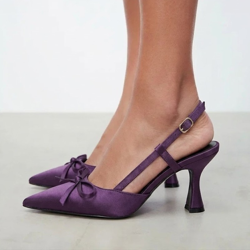 Eleganckie damskie fioletowe s – Slip Dress Satin recenzja i cena