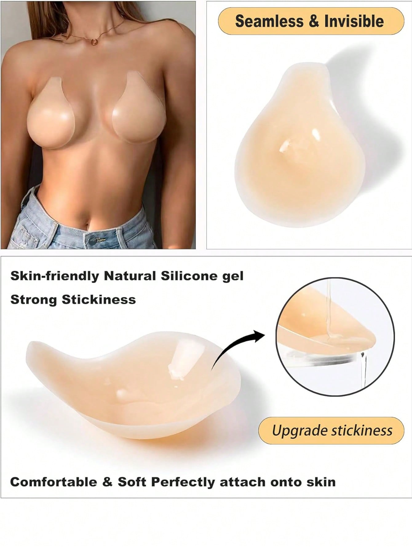 1 para dodatkowych podnoszącyc – Nipple Cover Pasties recenzja i cena