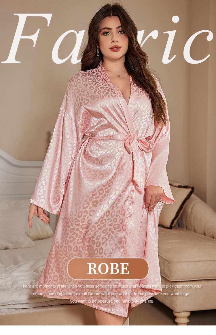 Szlafrok Plus Size Damski Piża – Robe Silk Women recenzja i cena
