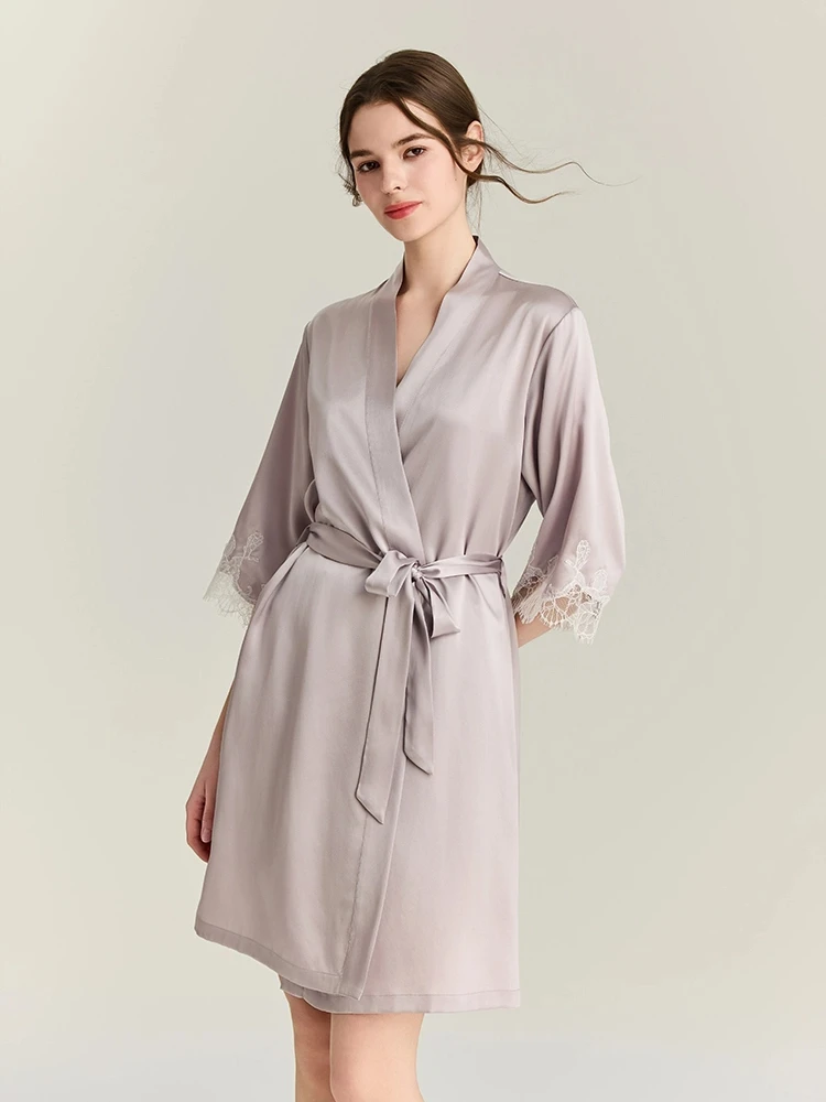 Zestaw szlafroków z jedwabiu m – Robe Silk Women recenzja i cena