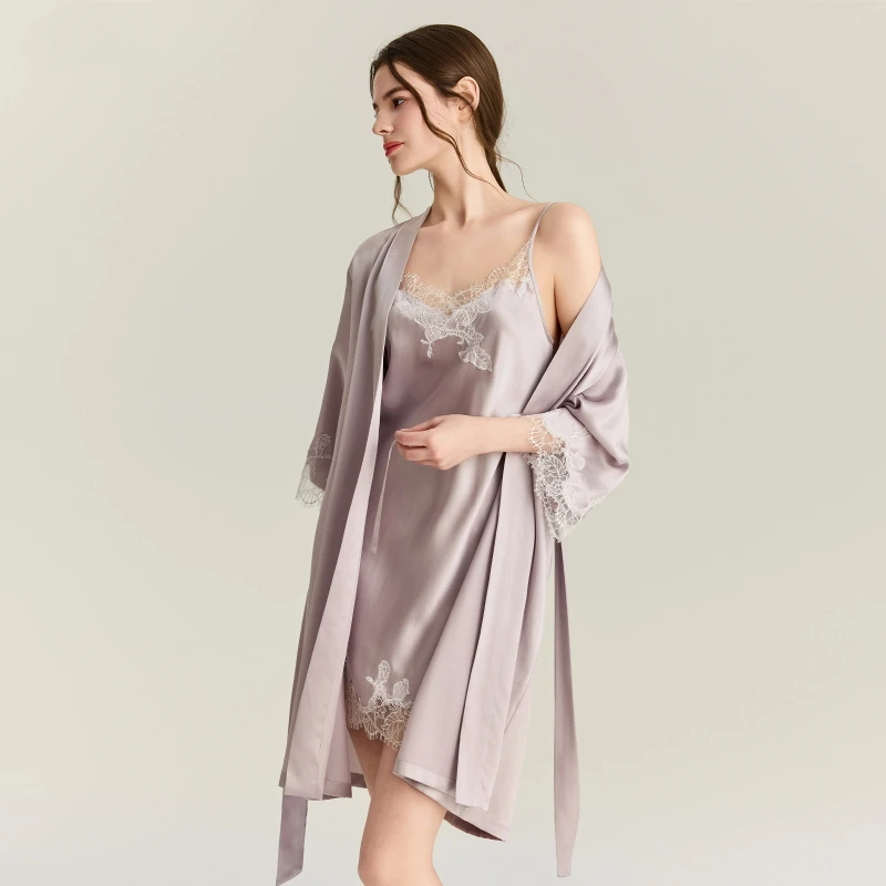 Zestaw szlafroków z jedwabiu m – Robe Silk Women recenzja i cena