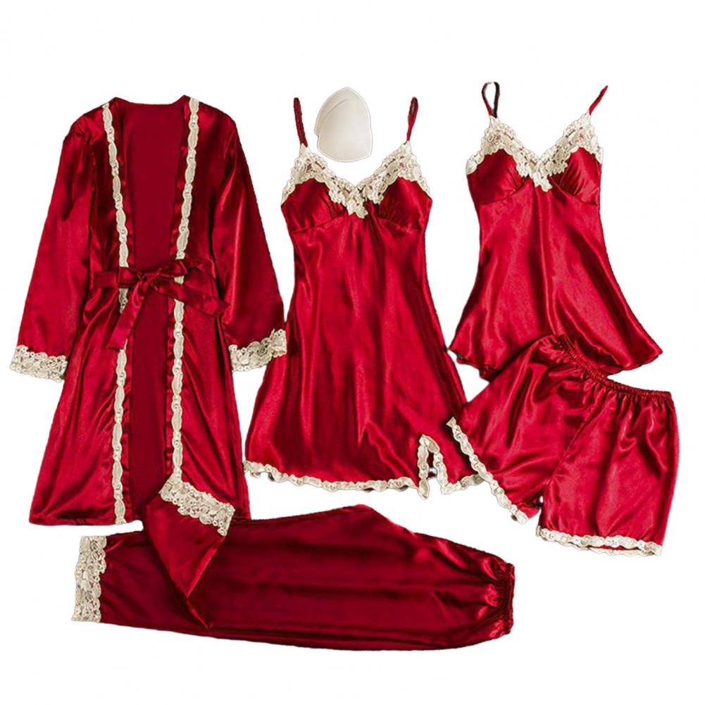 Jedwabna zestaw piżamy eleganc – Robe Silk Women recenzja i cena