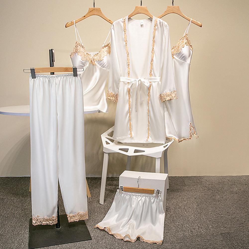 Jedwabna zestaw piżamy eleganc – Robe Silk Women recenzja i cena