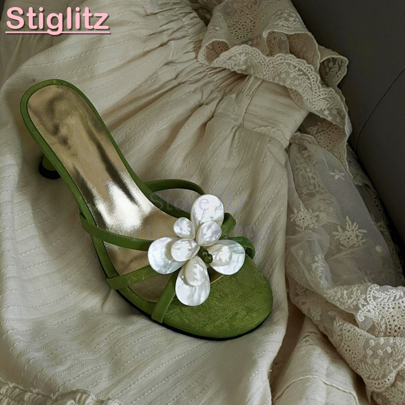 Białe Kwiatowe Szpilki Klapki  – Slip Dress Satin recenzja i cena