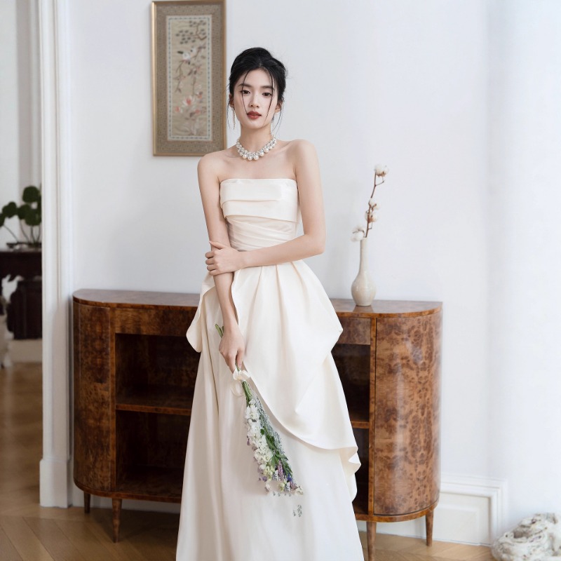 Francuska suknia zaręczynowa b – Strapless Bra Backless recenzja i cena
